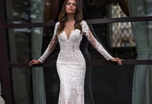 boho lace wedding dress